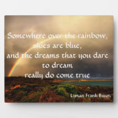 Ergens over de regenboog fotoplaat (Voorkant)