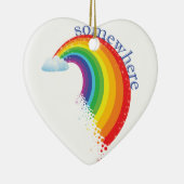 Ergens over de regenboog keramisch ornament (Rechts)