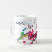 Ergens over de regenboog koffiemok (Voorkant links)