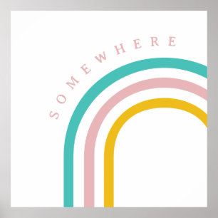 Ergens over de regenboog poster