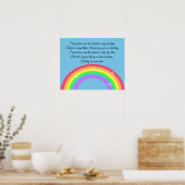 Ergens over de regenboog poster (Keuken)