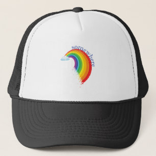 Ergens over de regenboog trucker pet