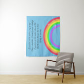 Ergens over de regenboog wandkleed (In situ)