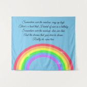 Ergens over de regenboog wandkleed (Voorkant (horizontaal))