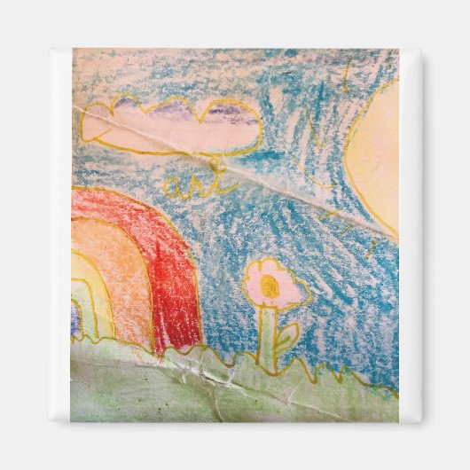 Ergens over de regenboogmagneet magneet (Voorkant)