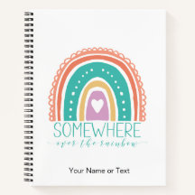 Ergens over de regenboogmoderne afbeelding