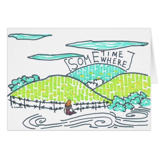 Ergens/soms (Voorkant Horizontaal)