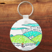 Ergens/soms Sleutelhanger (Voorkant)