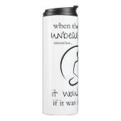 Erger als in vastebreedte grappige gegevens thermosbeker (Gedraaid links)