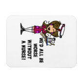 Erger zonder verpleegster magneet (Horizontaal)