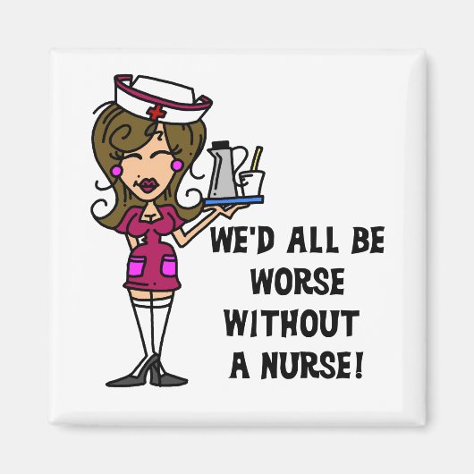 Erger zonder verpleegster magneet (Voorkant)