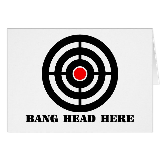 Ergonomische stress: Bang Head (Voorkant Horizontaal)