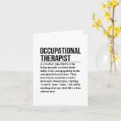 Ergotherapeut Kaart (Gele Bloem)