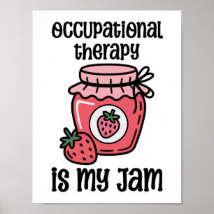Ergotherapie Grappige Quote Poster