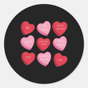 Ergotherapie Hart Snoepgoed Valentijnsdag Ot Ronde Sticker