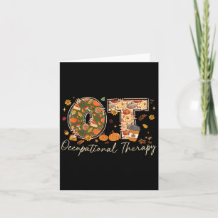 Ergotherapie Herfst Ot Ota Herfst Thanksgivi Kaart