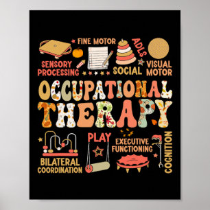 Ergotherapie Herfst Ot Retro Thanksgiving Poster