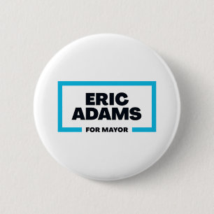 Eric Adams Voor Burgemeester Van New York City Ronde Button 5,7 Cm