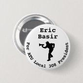 Eric Basir voor President Grote Button (Voorkant /achterkant)