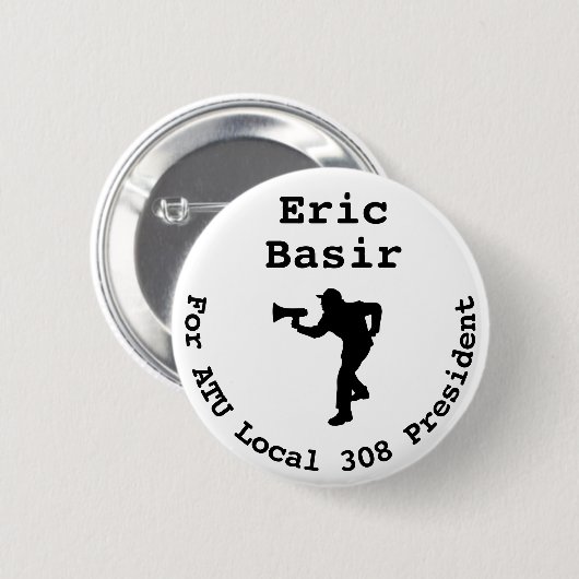 Eric Basir voor President Grote Button (Voorkant /achterkant)