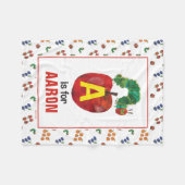 Eric Carle | A is voor Apple Fleece Deken (Voorkant (Horizontaal))