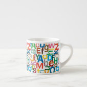 Eric Carle | Alfabet Pattern Letters Espresso Kop (Rechts)