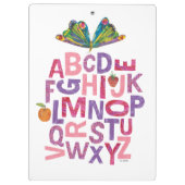 Eric Carle | Alphabet Butterfly Pattern Klembord (Achterkant)