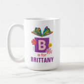 Eric Carle | B staat voor Butterfly Koffiemok (Links)