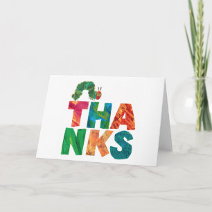 Eric Carle   Bedankt Caterpillar Kaart