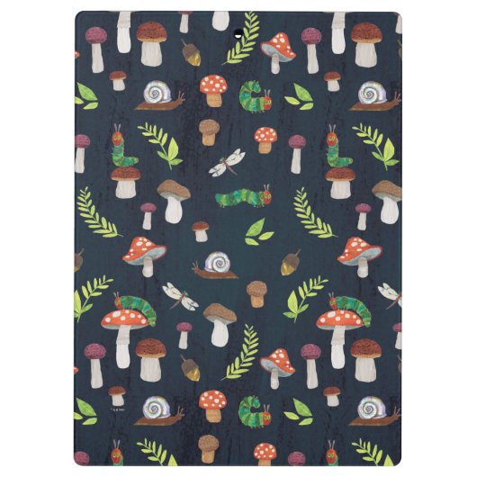 Eric Carle | Bugs en paddenstoelen patroon Klembord (Achterkant)