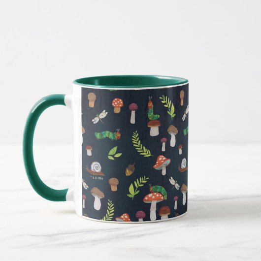 Eric Carle | Bugs en paddenstoelen patroon Mok (Links)