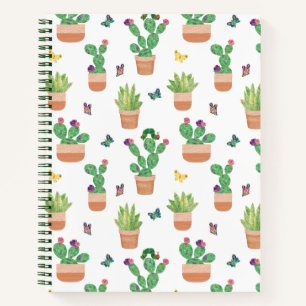 Eric Carle Caterpillar, Cactus en Butterfly Pa Notitieboek