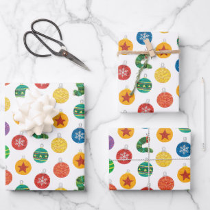 Eric Carle   Caterpillar kerstpatroon Inpakpapier Vel