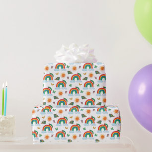 Eric Carle Caterpillar naar Rainbow Butterfly Cadeaupapier