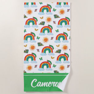 Eric Carle   Caterpillar naar Rainbow Butterfly Strandlaken