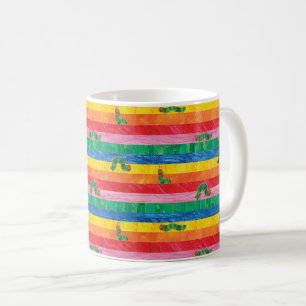 Eric Carle Caterpillar regenboog streep patroon Koffiemok