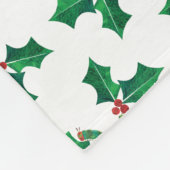 Eric Carle Christmas Caterpillar Fleece Deken (Hoek)
