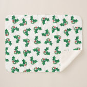 Eric Carle Christmas Caterpillar Sherpa Deken (Voorkant (horizontaal))