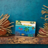 Eric Carle | Colorful Pond Scene Fotoplaat (Zijkant)