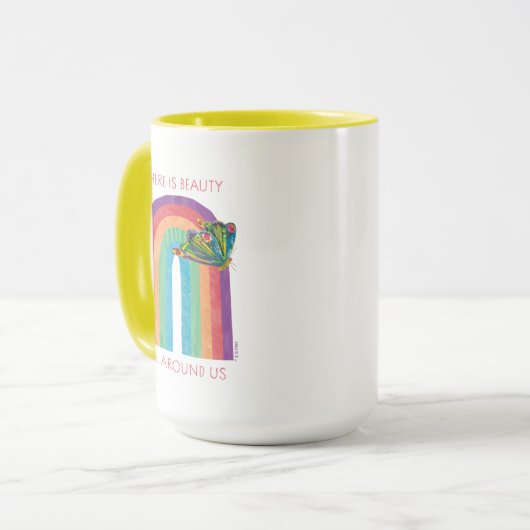 Eric Carle daar | Schoonheid is overal om ons heen Mok (Voorkant links)