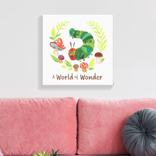 Eric Carle | Een wereld van verwondering Canvas Afdruk (Insitu (Woonkamer))