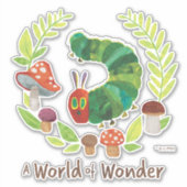 Eric Carle | Een wereld van verwondering Sticker (Voorkant)