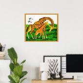 Eric Carle -  Giraffe Poster (Thuiskantoor)