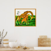 Eric Carle -  Giraffe Poster (Keuken)