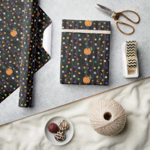 Eric Carle   Halloween polka dot patroon Cadeaupapier