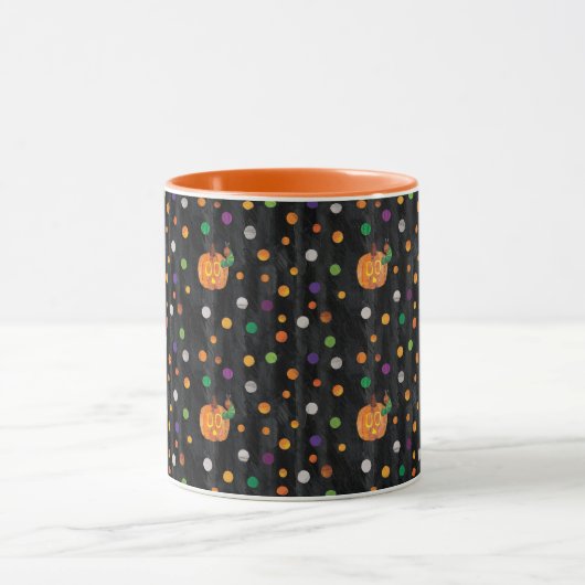 Eric Carle | Halloween polka dot patroon Mok (Midden)