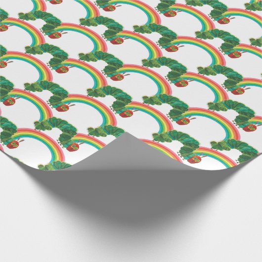 Eric Carle | Het zeer hongerige rups patroon Cadeaupapier (Hoek)