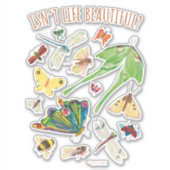 Eric Carle | Is het leven niet mooi? Sticker (Voorkant)