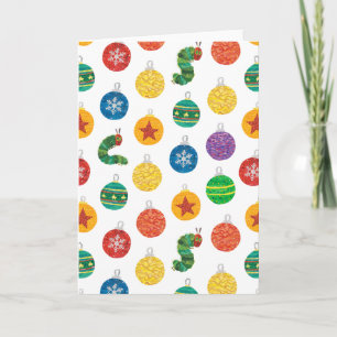 Eric Carle   Kerstpatroon voor rupsjes Kaart