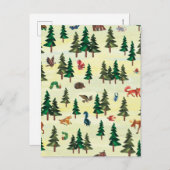 Eric Carle | Klaar voor Forest Fun Pattern Briefkaart (Voorkant / Achterkant)